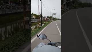 jalur untuk motor, jalan lintas Sumatera kota Palembang