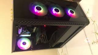 Deepcool Matrexx 50 ADD-RGB 4F Gaming Case, i5 10400 Argb Build