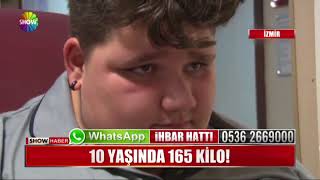 10 yaşında 165 kilo!