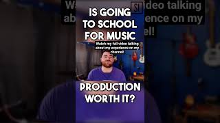 Is Going To College For Music Production Worth It? #producer #music #college