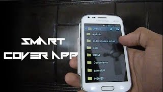 Smart Cover app on galaxy s duos