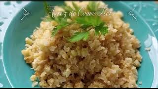 ARROZ DE COUVE-FLOR - ZERO CARBOIDRATO! DELÍCIA!