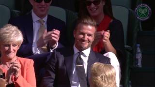 Excellent reaction by David Beckham