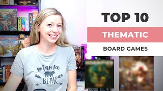 Top 10 THEMATIC Board Games | Table Top Board Game | Family Board Game | Solo Board Game