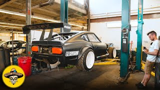 How to install Clutch Masters HYDRAULIC RELEASE BEARING | 240Z Twin Disk Clutch Setup | (EP #59)