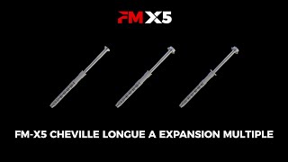 Cheville longue à expansion multiple pour menuiseries FM-X5