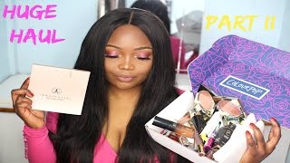 Huge Haul | Colourpop, Gerard cosmetics,  ABH, Morphe, Milani, Pixi... Part2