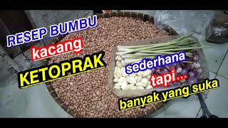 resep bumbu kacang ketoprak  enak dan gurih