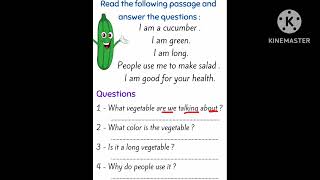 Reading comprehension passage| short passage with questions and answers for practice