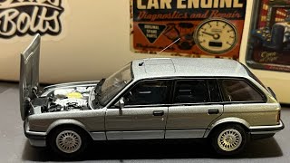 BMW 3-series Touring E30 (1989), silver Minichamps 1:43