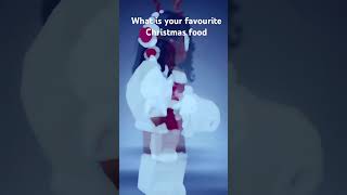 It’s one month till Christmas (what’s your favourite Christmas food) #christmas  #roblox #edits