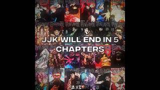 JJK Will end in only 5 Chapters | Manga 😭😭#jik #anime #edit #trending #shorts #viral #video