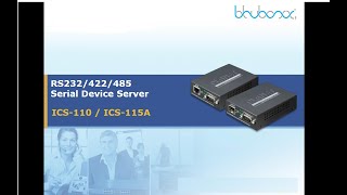 ICS-110 RS232/RS422/RS485 Serial Device Server