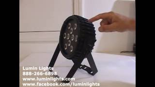 Lumin Lights AR Pro 10 LED Architectural Par Can Tutorial