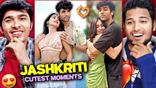 Akriti & Jashwanth Bopanna Instagram Cute Trending Reels Part 2 Reaction 😍❤ | V2funreacts