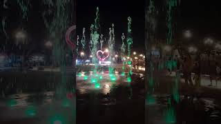 Water Fountain At Veterans Park and Plaza Independencia Baybay City Leyte. #shorts  #vacation2024