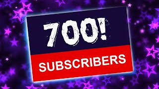 700 SUBS! Thank you! #subscribers #subscribe #thanksforwatching