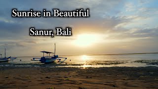 Sunrise in Beautiful Sanur, Bali