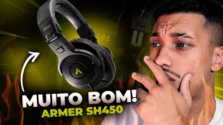 FONE FLAT BOM E BARATO?! | ARMER SH450