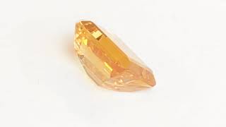 12 75 CTS Lab Created Citrine Emerald cut 18 X 13 x 8 mm