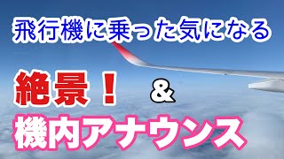 東京デカイ！JAL機から眺める東京都内の絶景と魅力的なチーフCAアナウンス【IBA-Air】Stunning Views of Tokyo from a JAL Plane.