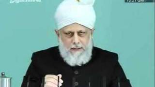 urdu  khutba juma jamaat ahmadiyaa 09 DEC 2011  imam mahdi AS CLIP 2