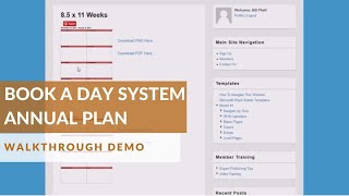 Book A Day System Annual Plan Walkthrough Demo