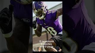 Dionte Johnson ravens debut stats #nfl #nflseason #shorts #shortsfeed