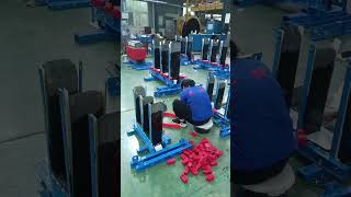 #machine#factory#manufacturing Dry transformer iron core waiting for assembly