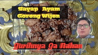 Sayap Ayam Goreng Wijen | Gurih nya Ga Nahan