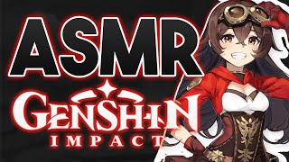 ASMR Genshin Impact (Gum Chewing + Whispering + Keyboard Sounds)