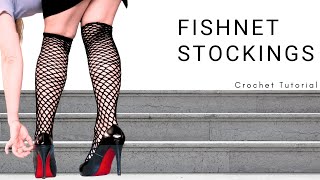 Trendy FISHNET STOCKINGS | EASY Crochet Tutorial