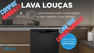 COMPRE AGORA!!! Lava Louças 8 Serviços Preto 127V Midea #amazon #vendas #lavalouças #cozinha