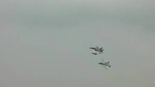 2009 Cleveland Air Show Heritage Flight - A-10, F-15, P-51