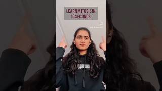 LEARN MITOSIS IN 10 SECONDS ❤️ QUICK AND EASY #internationalstudents #mbbsabroad #trending #mitosis