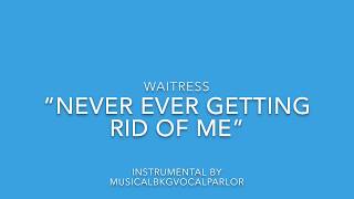 Waitress - Never Ever Getting Rid Of Me Instrumental