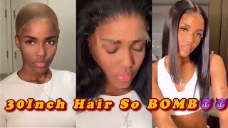 Affordable Straight Wig!✨5x5 HD Lace Closure Wig Quickly Install | Wig Review