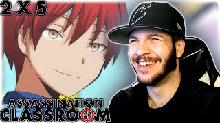 CLASS E VS CLASS A!!! Assassination Classroom 2x5 "Leader Time" REACTION!!!