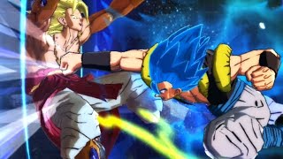 LF FUSING SSJ GOD SS GOGETA Vs SUPER SAIYAN BROLY Extreme CO-OP Battle | Dragon Ball Legends