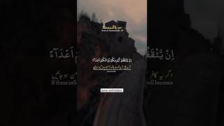 Surah Mumtahana Verse 2 With English and Urdu Translation#qurantranslation#youtubeshorts#trending