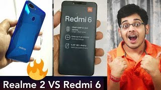 REALME 2 VS REDMI 6 Comparison, Best Smartphone Under 9000 India 2018, Xiaomi Redmi 6 India