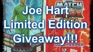 Joe hart limited edition giveaway!!!!!!