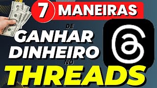 Como GANHAR DINHEIRO com o THREADS | Nova rede social  do Mark Zuckerberg  rival do Twiter