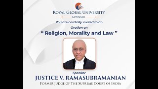 Religion, Morality and Law by Justice V. Ramasubramanian-Former Judge of The Supreme Court of India