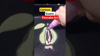 Cartoon Guava Pancake Art #shorts