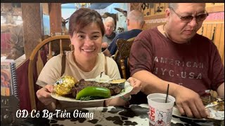 Miếng bò 72 oz Steak ở Texas ,quá phê quá ngon  !!​#cuocsongmy #travel @cobatiengiang7466