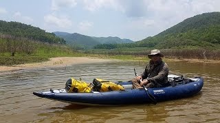 Kayaking Northern Thailand and review of Aguaglide HB Blackfoot XL inflatble kayak