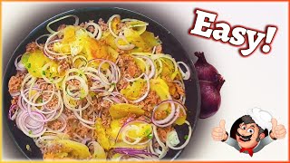 Schnelle Kartoffel-Hack-Pfanne Rezept | Potato Meat Pan Recipe 30 min