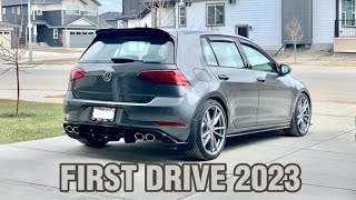 Driving the MK7.5 Golf R for the first time in 2023