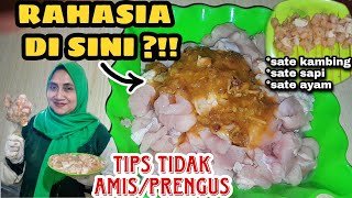 TRIK MENGIRIS DAGING SATE SUPAYA CEPAT MATANG‼️DAN RAHASIA MARINASI❗️